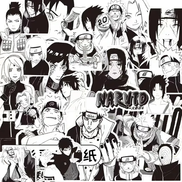 Black and White Graffiti Stickers, 65 Pack 2