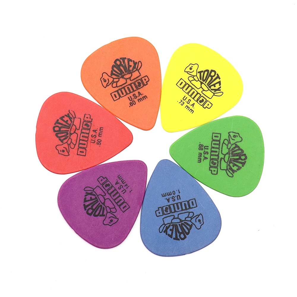 10 Stück Dunlop Gitarrenplektren E-Gitarre Teile Picks Zubehör 2