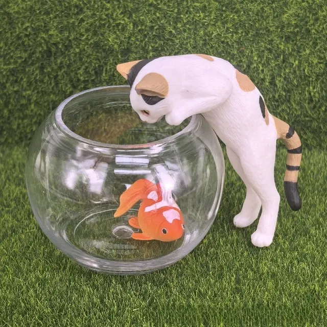 Miniature Cat Figurine 4