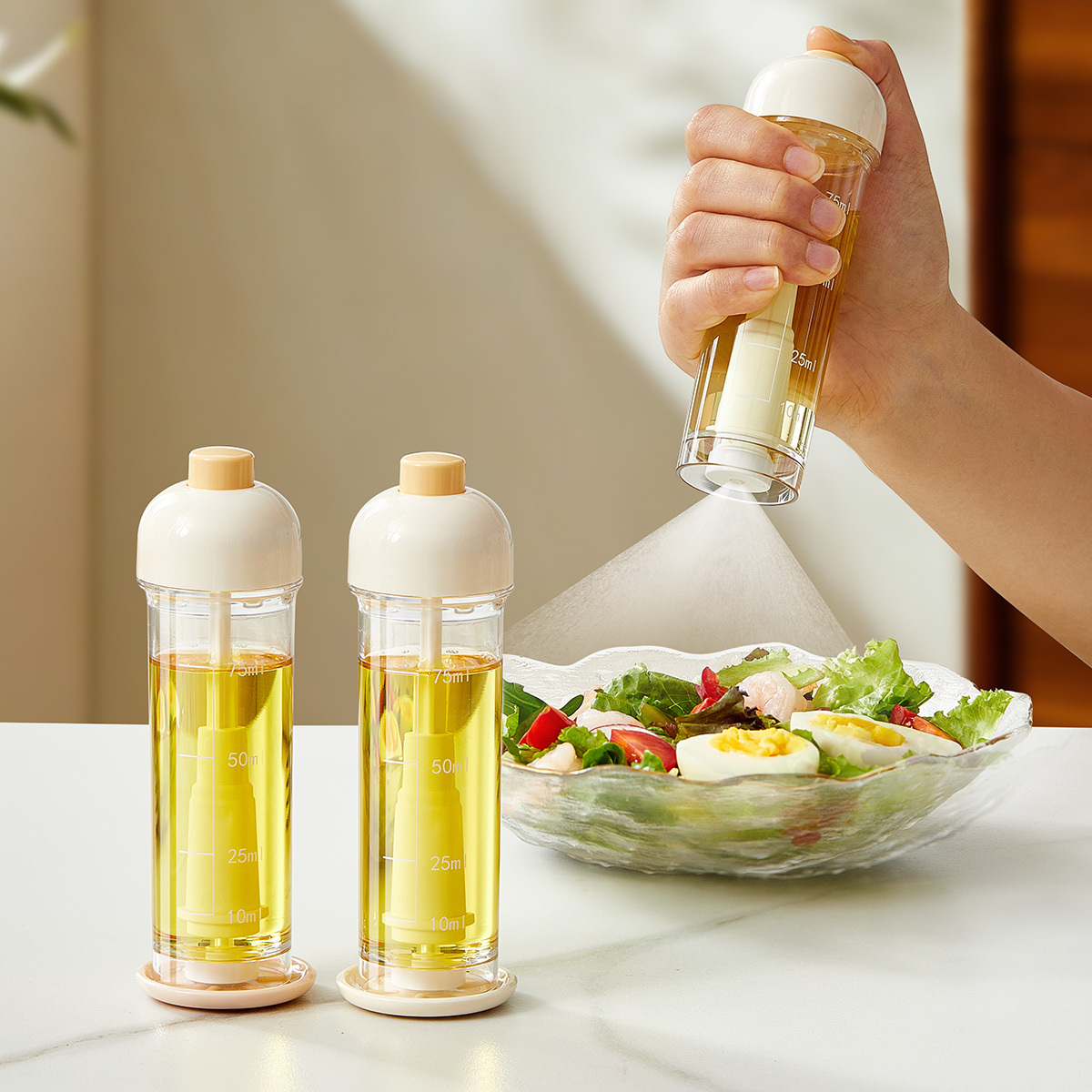 100ml Bottom Oil Sprayer Dispenser Circular Fine Mist