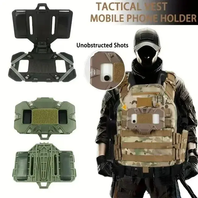 Foldable Molle Phone Holder for Vests 4