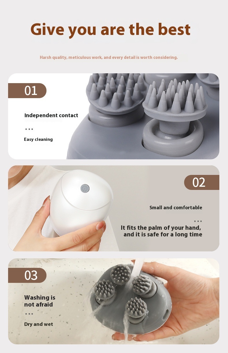 Rechargeable Electric Scalp Massager 3
