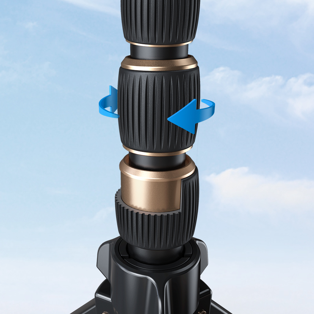 Foldable Outdoor Phone Tripod Selfie Stick 2