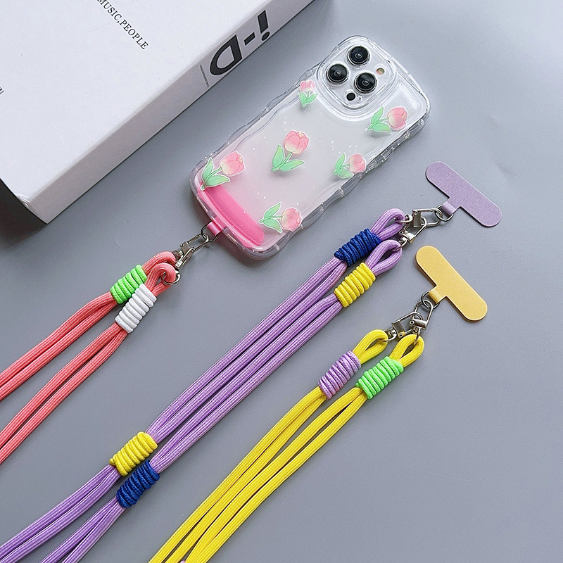 Bunte Handykette Umhängeband aus Polyester 2