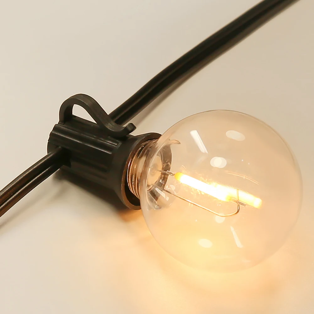 Outdoor LED String Lights, G40 Bulbs 3