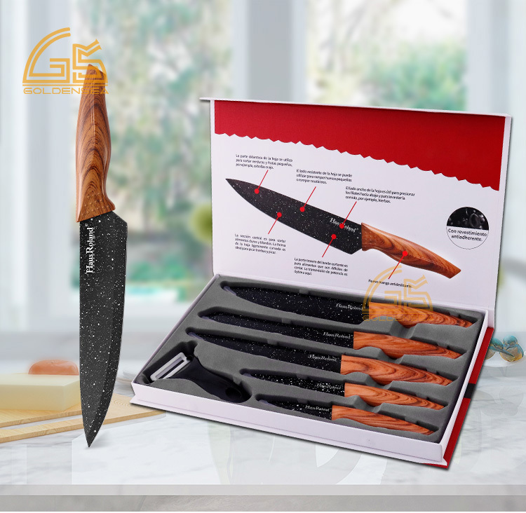 Knives Block Set Royalty Switzerland Knife for Kitchen