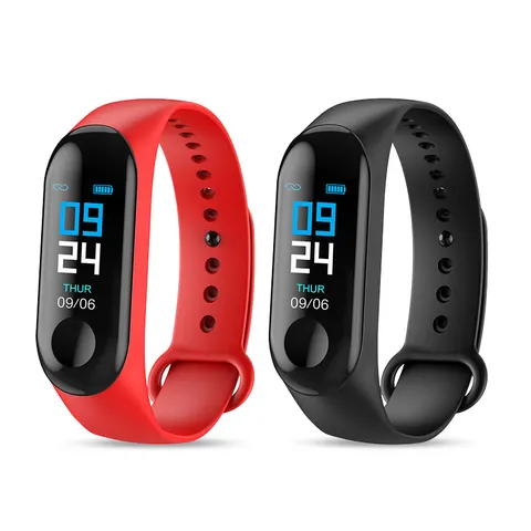 Colorful Smart Bracelet With Blood Pressure Monitor