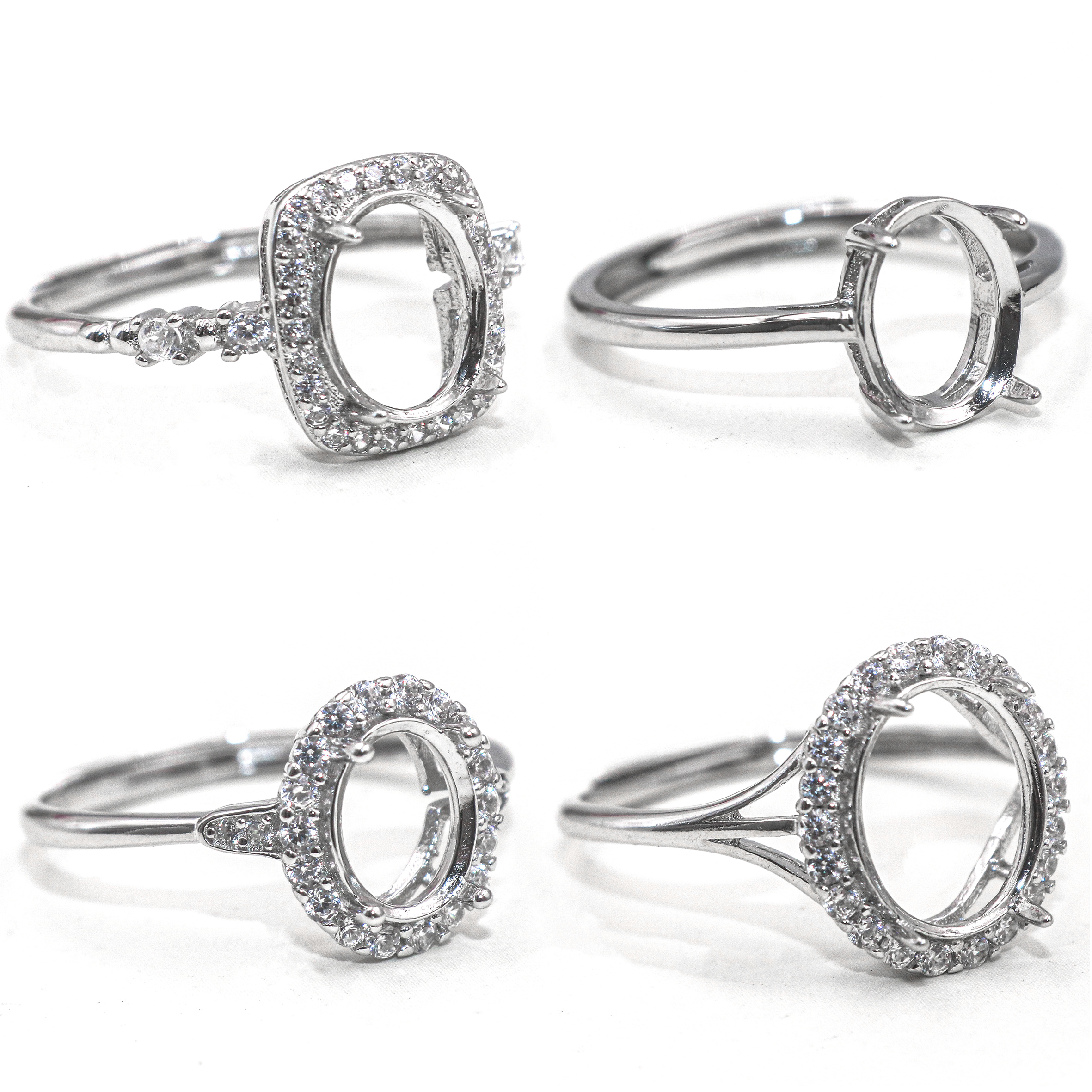 Sterling Silver Ring Blank Without Stone