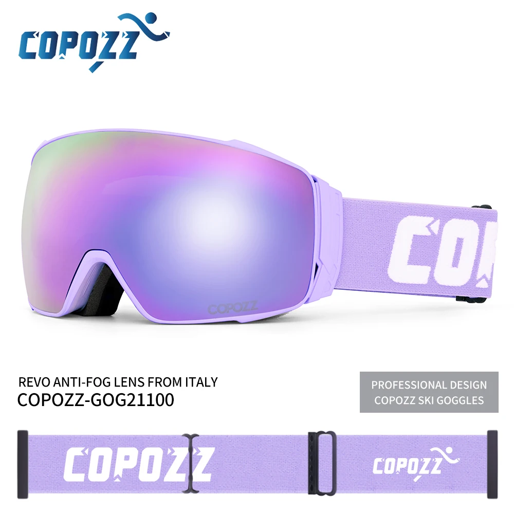Copozz Magnetisch Polarisierte Skibrille Beschlagfrei für den Winter 3