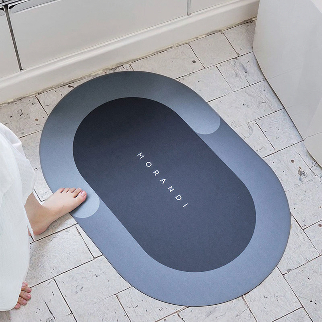Diatomite Bath Shower Mats Water Absorbent Multipurpose Non