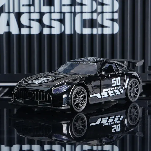 Black Die-Cast Sports Car Model 10.6 cm 1