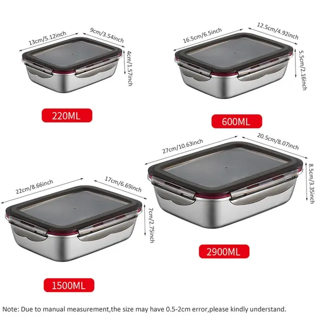 Stainless Steel Food Storage Container 1