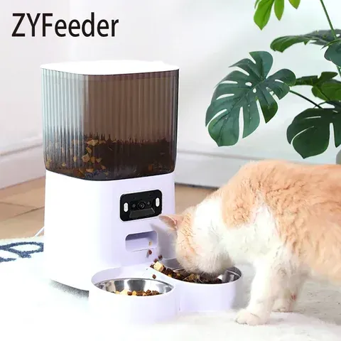 5L Futternapf für Haustiere mit Kamera Automatischer Katzen
