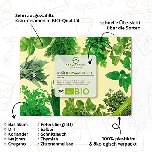 Organic Herb Seed Set for Balcony 2