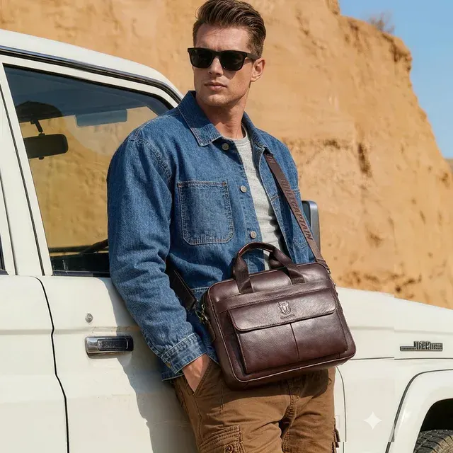 Leder-Messenger-Bag 2