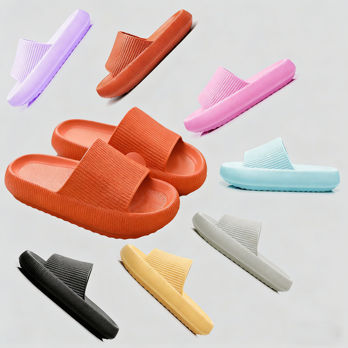 Plus Size Women's Cloud for Slippers Thick Sole