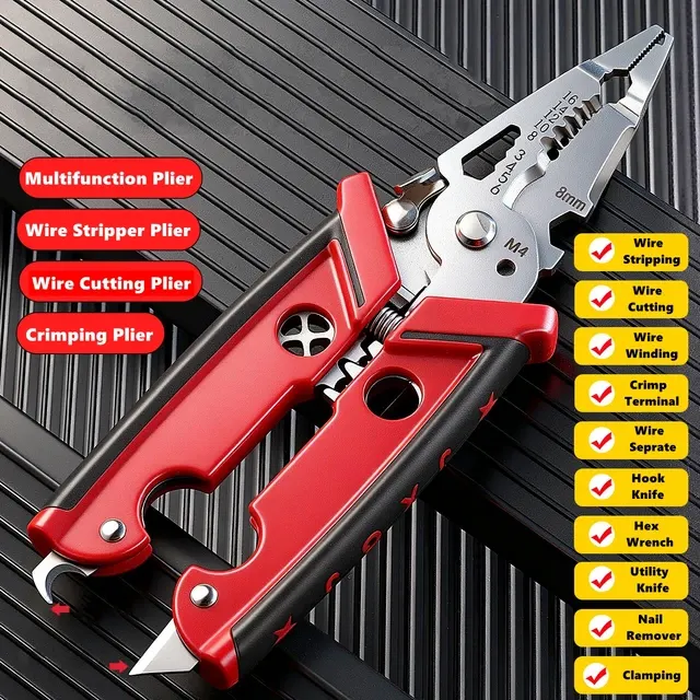 18-in-1 Multifunction Electrician Pliers 2