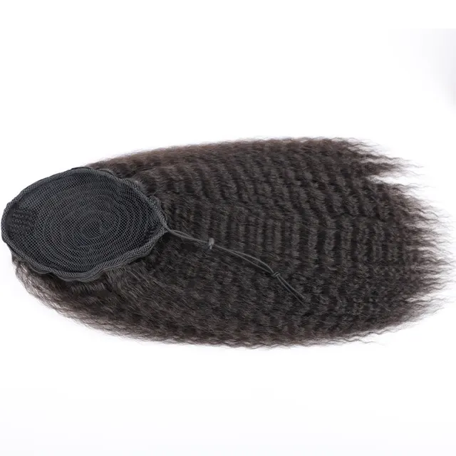 Gefälschte Synthetische Kordelzug Pferdeschwanz Elastische Haarverlängerung für Frauen 4