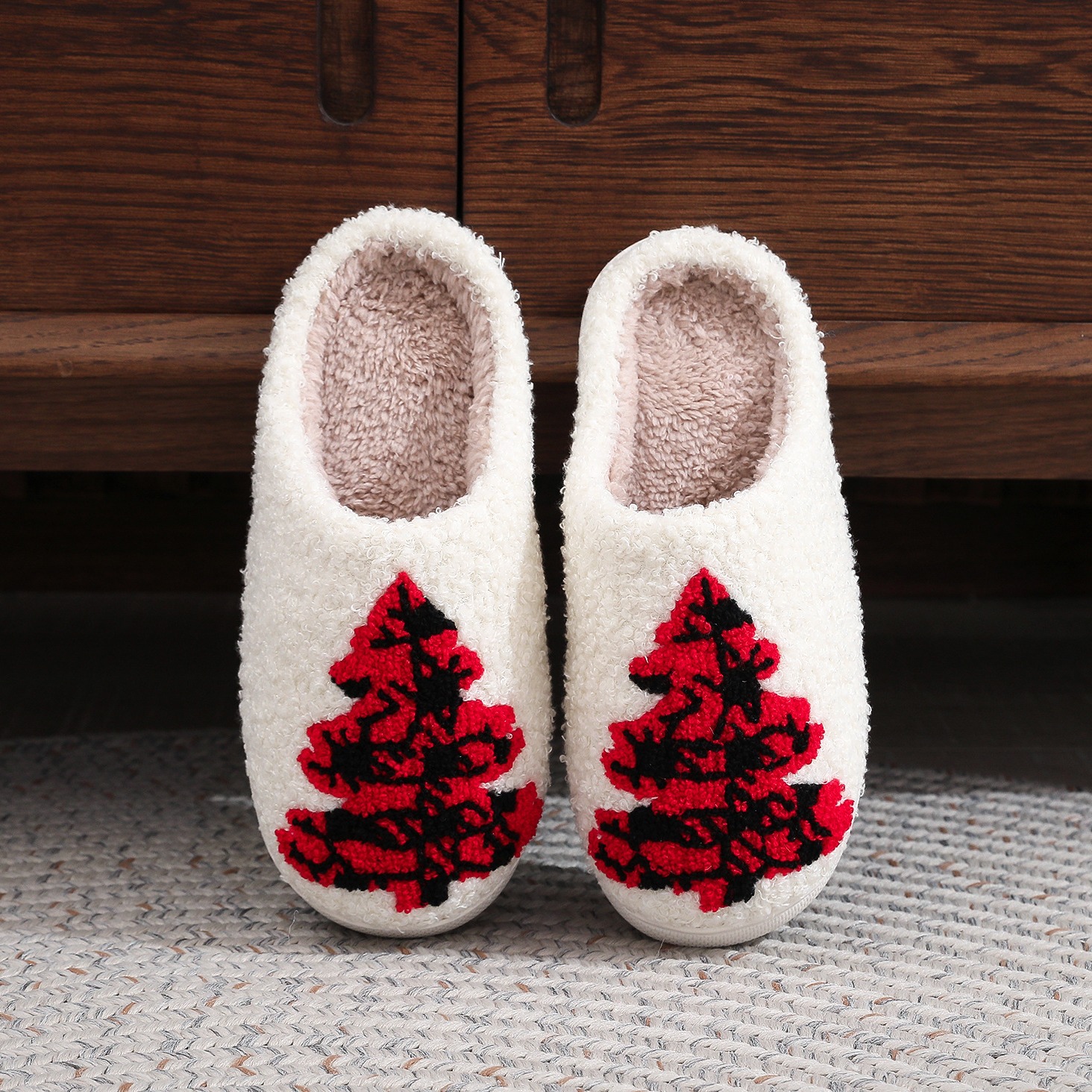Christmas Tree Home Slippers Fashion Non-slip Floor Bedroom 2