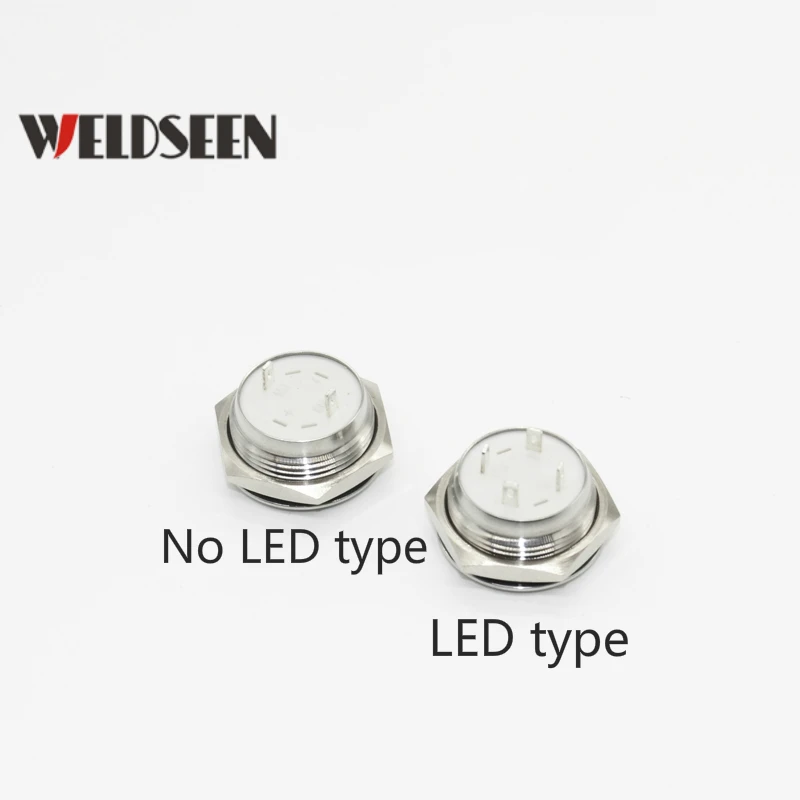 Stainless Steel Momentary Push Button 12–30 mm 4