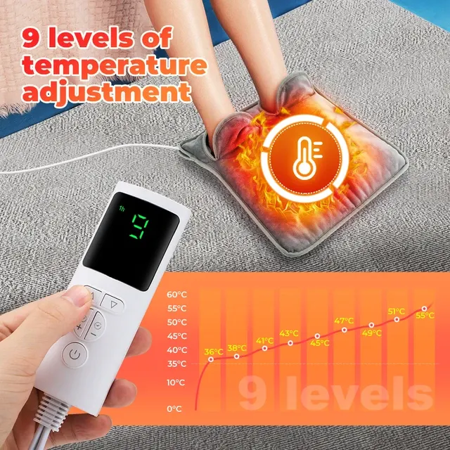 Elektrische Heizung Fuß Wärmer Tragbare Pad EU Us-stecker 3