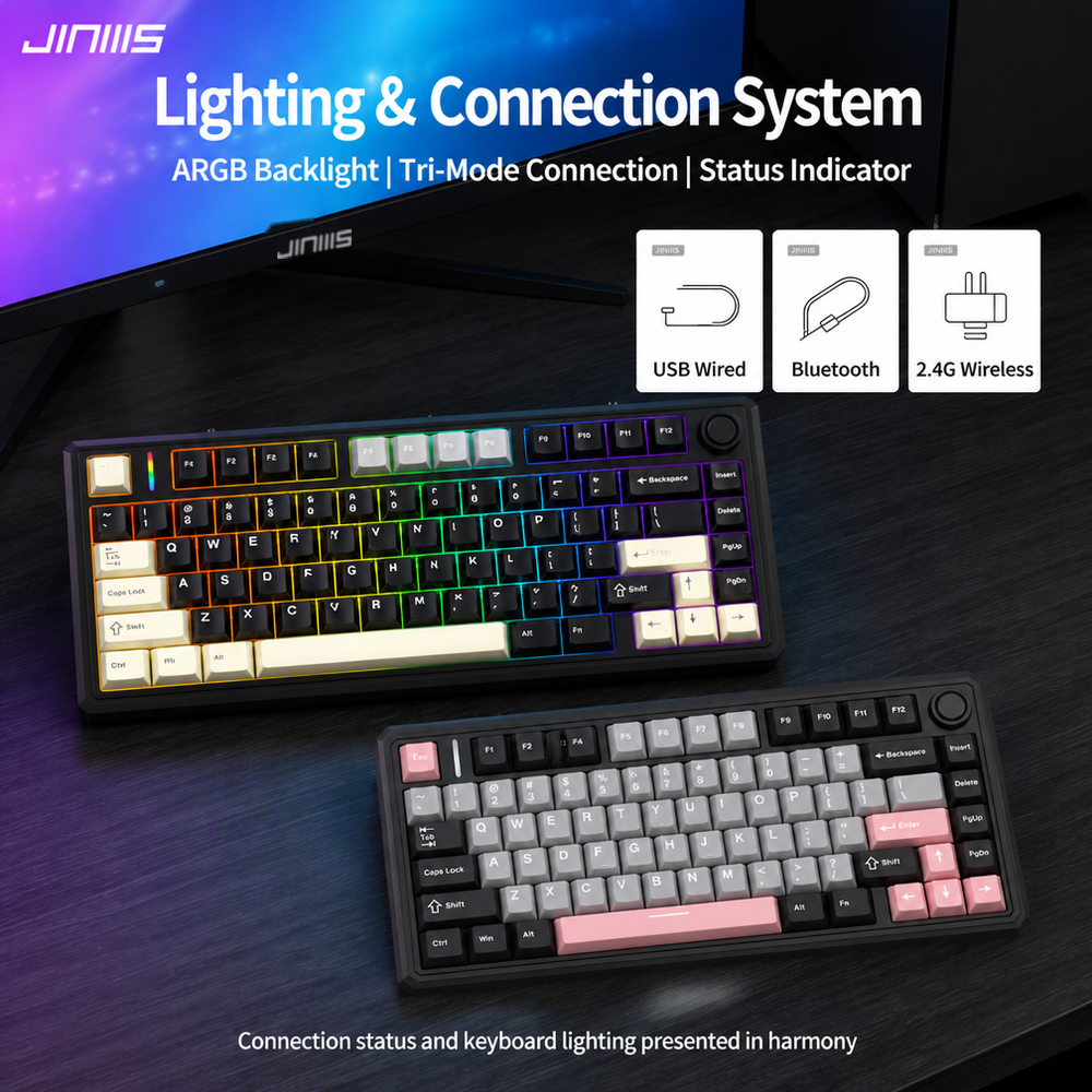 Wireless 75% RGB Mechanical Gaming Keyboard 4