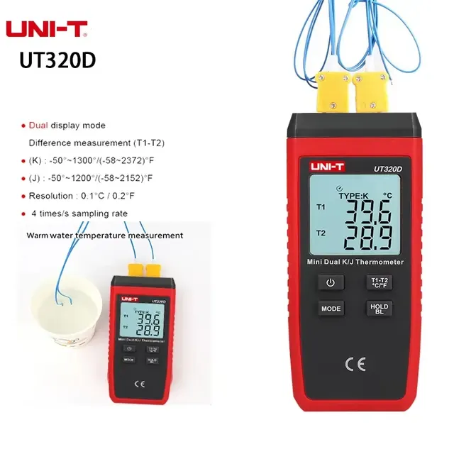 Digital-Thermometer mit Thermoelement 4