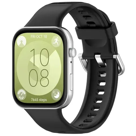 Soft Waterproof Solid Silicone Watch Band for Huawei Watch Fit