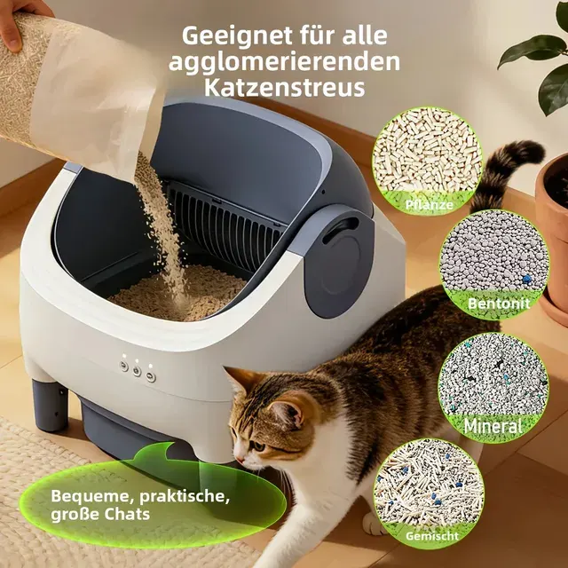 Self-Cleaning Cat Litter Box 3