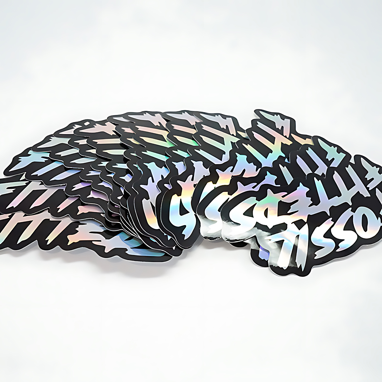 Adhesive Waterproof Hologram Holographic Mini Stickers Laptop Decorative