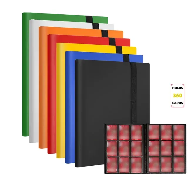 360-Degree Trading Card Album with 9 Pockets 2