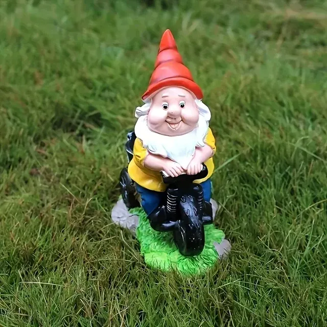 Garden Gnome on Bicycle 2