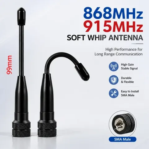 GIZONT LoRa 868MHz 915MHz Soft-Antenne SMA Kleine Antenne