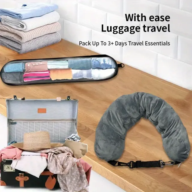 Travel Neck Pillow with Bag 2