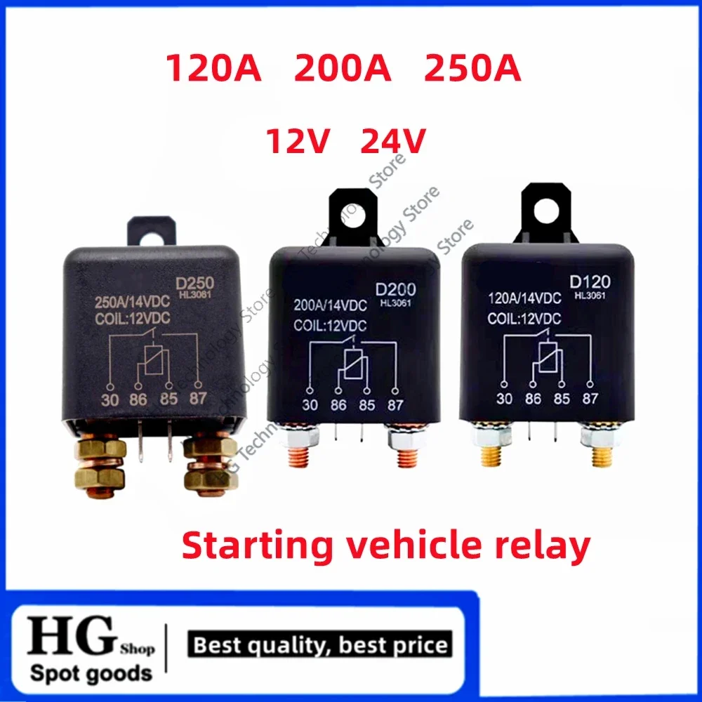 200a Hochstrom-Fahrzeug Relais 120a 250a Gleichstroms Tart 12V