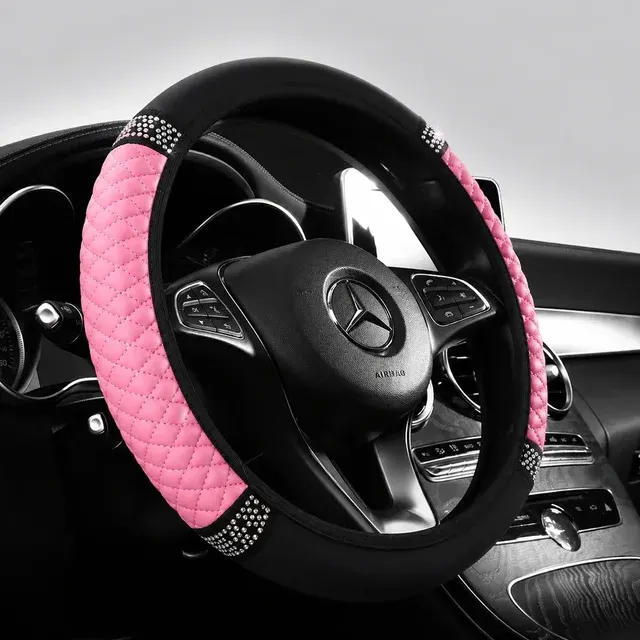 Perforated Nappa Leather Steering Wheel Cover 4