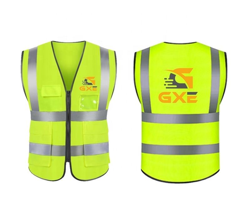 Hi Vis ANSI Class 2 Safety Vest With 3