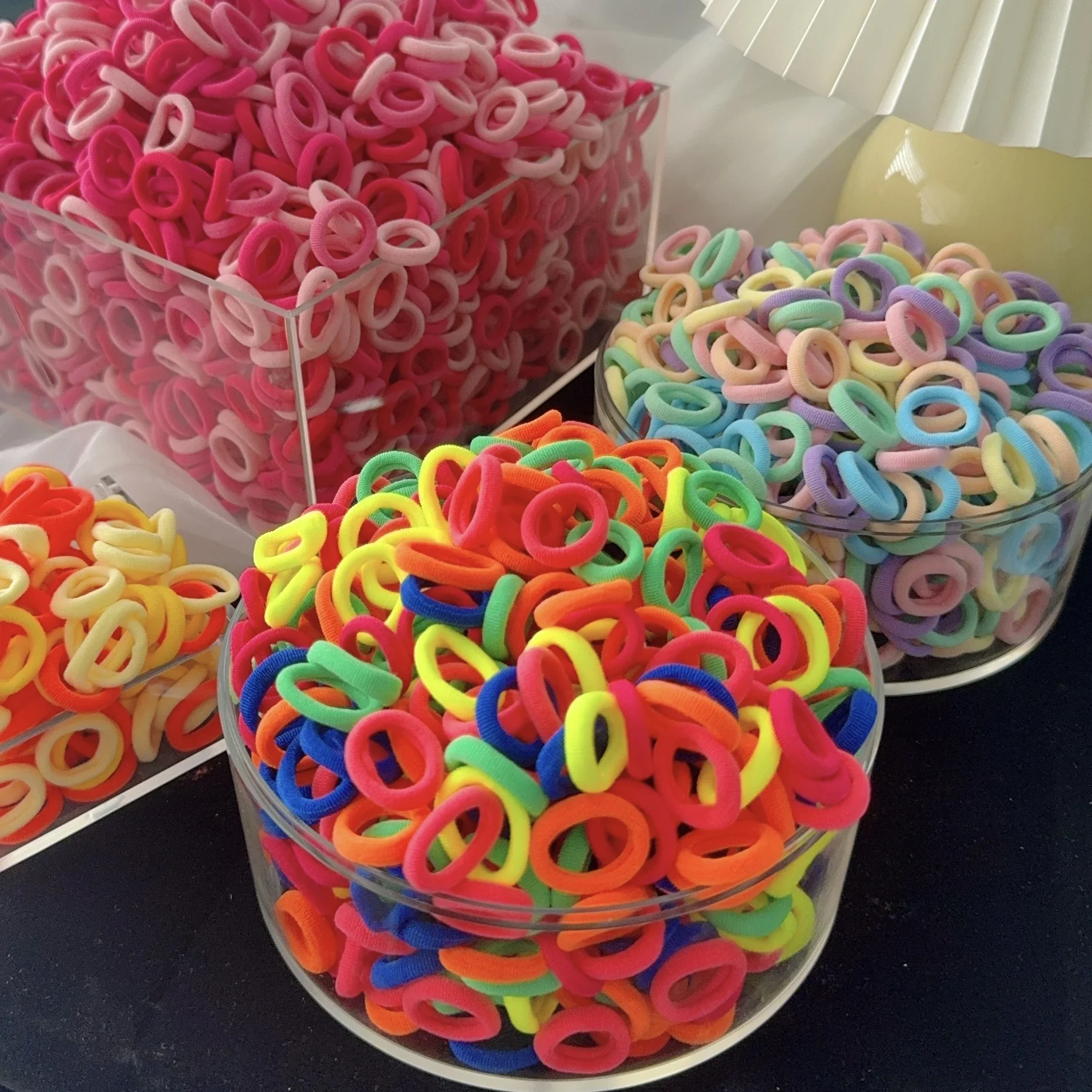 Colorful Nylon Scrunchies for Girls 4