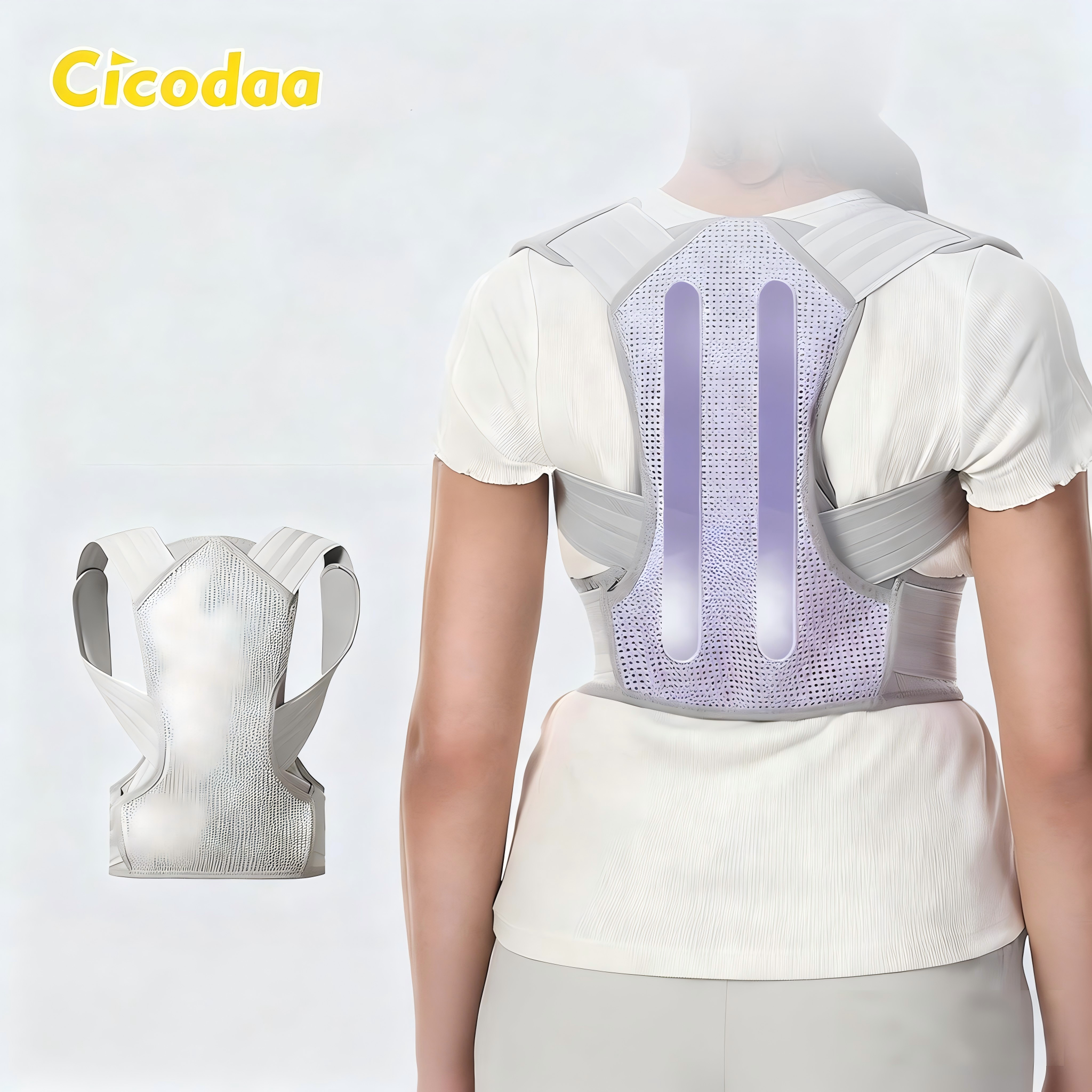 Student Posture Corrector Belt With Steel Support Breathable