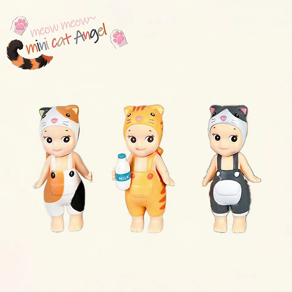 Kawaii Cat Blind Box Figure with Outfit 3