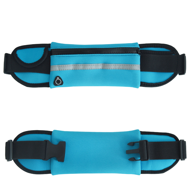 Neoprene Reflective Running Waist Bag Small Sublimation Blank