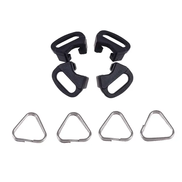 4Pcs Gürtel Haken Kamera Schulter Gurt Dreieck Split 3