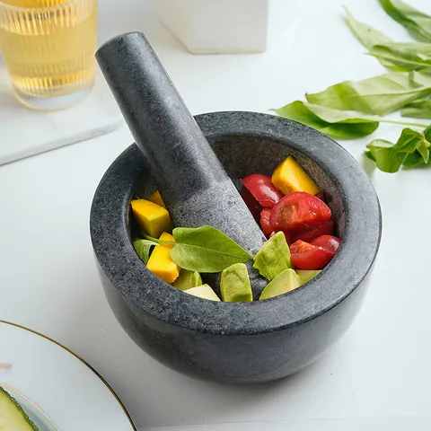 Marble Mortar and Pestle