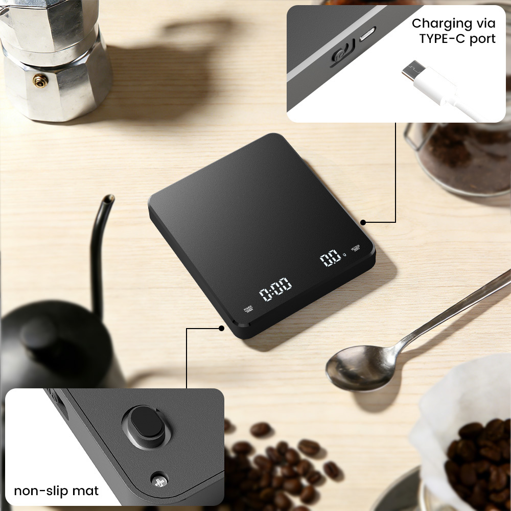 Changxie Display Usb Rechargeable 0.1g Timemore Kitchen Coffee 4