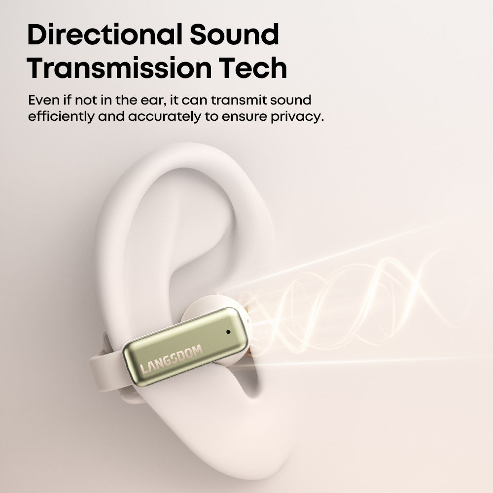 Ear Clip Earphone Bluetooth 6.0 Noise Cancelling Tws 4