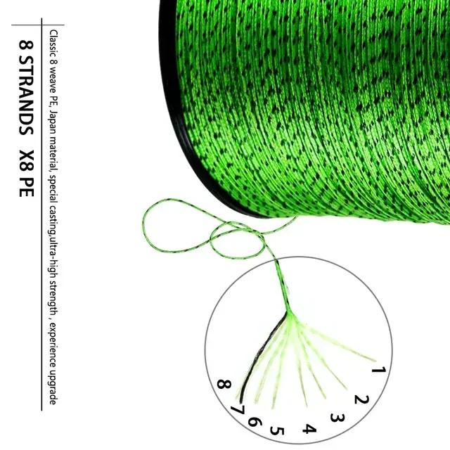 8-Strand Braided Fishing Line 300m 3