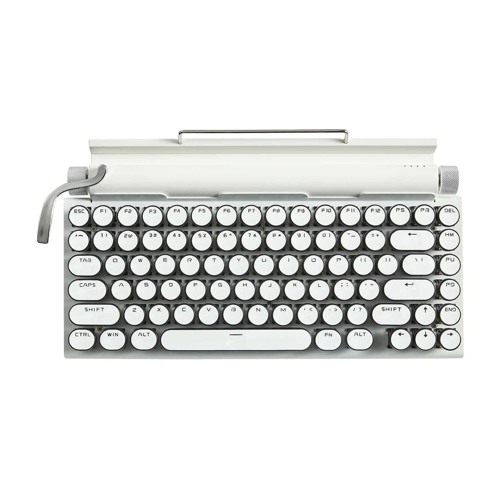 Retro Mini Wireless Typewriter Keyboard Stand 3
