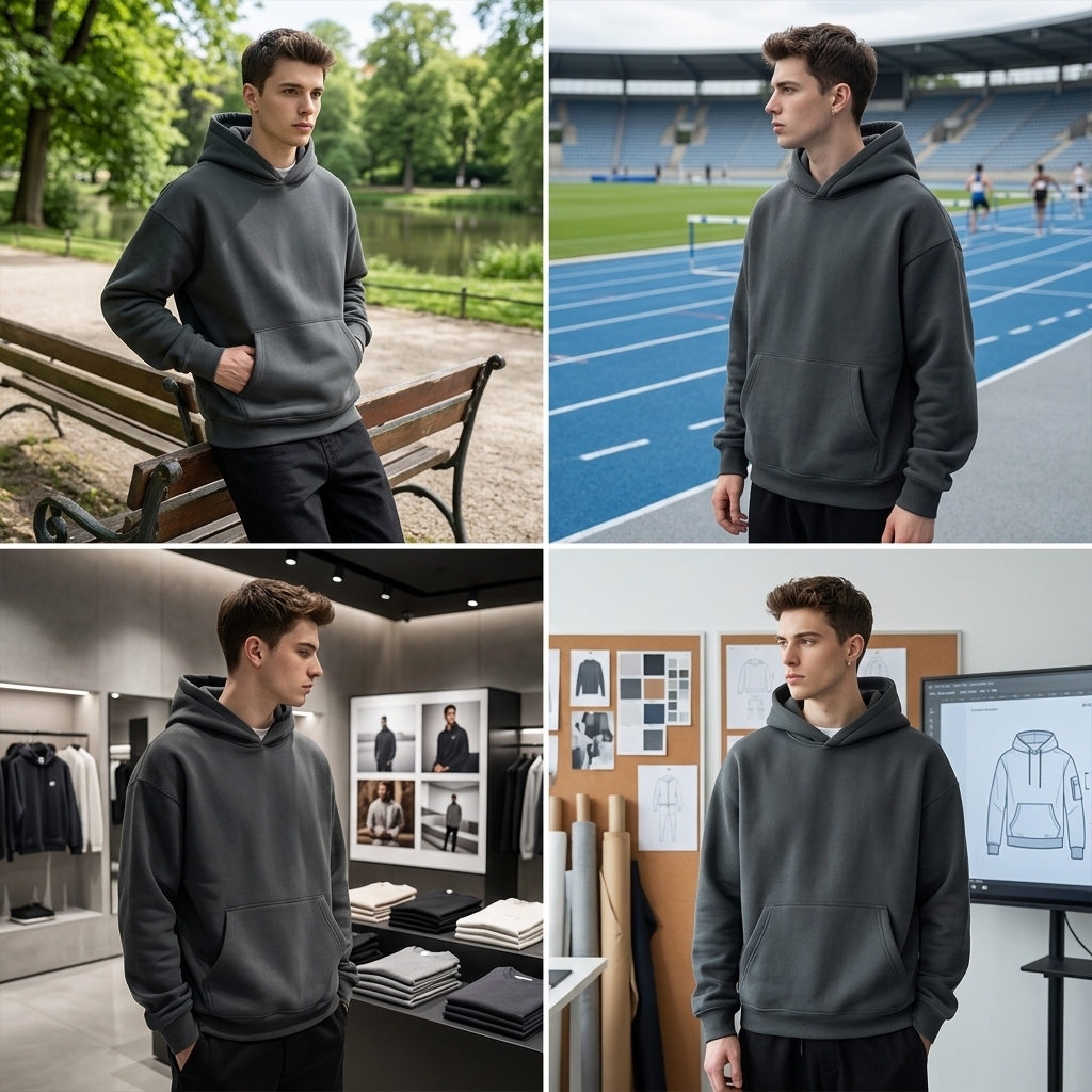 Winter Oversized Cotton Pullover Hoodie 3