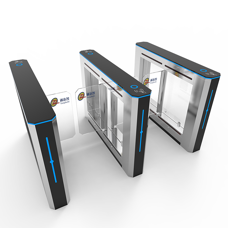Waist-High RFID Swing Gate Turnstile 3