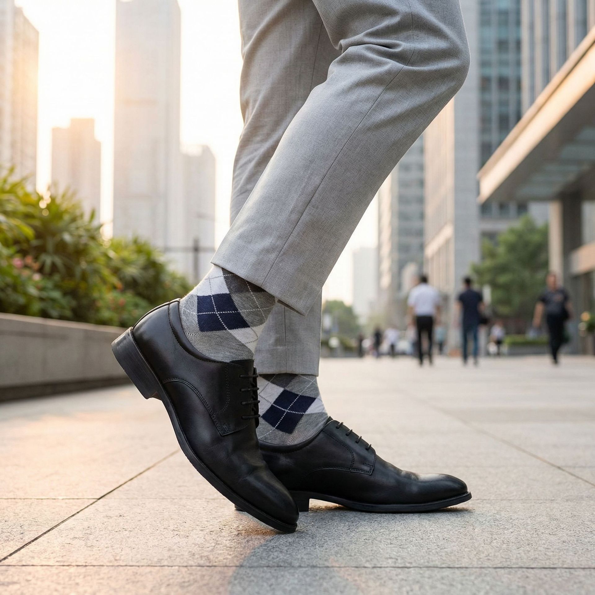 Herren-Business-Socken Baumwolle 5 Paar 2